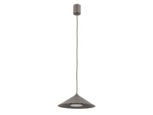Miniaturka 1 - Lampa wisząca Lume S w ciemnym brązie ze stożkowym kloszem