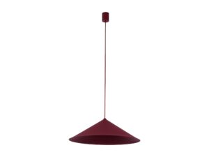 Miniaturka 2 - Lampa wisząca Lume XL bordowa, rysunek techniczny z wymiarami