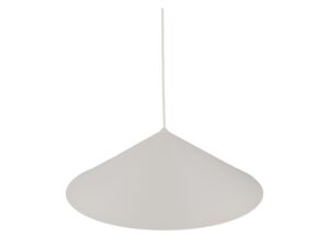 Miniaturka 9 - Lampa wisząca Lume XL kaszmirowa zbliżenie stożkowego klosza