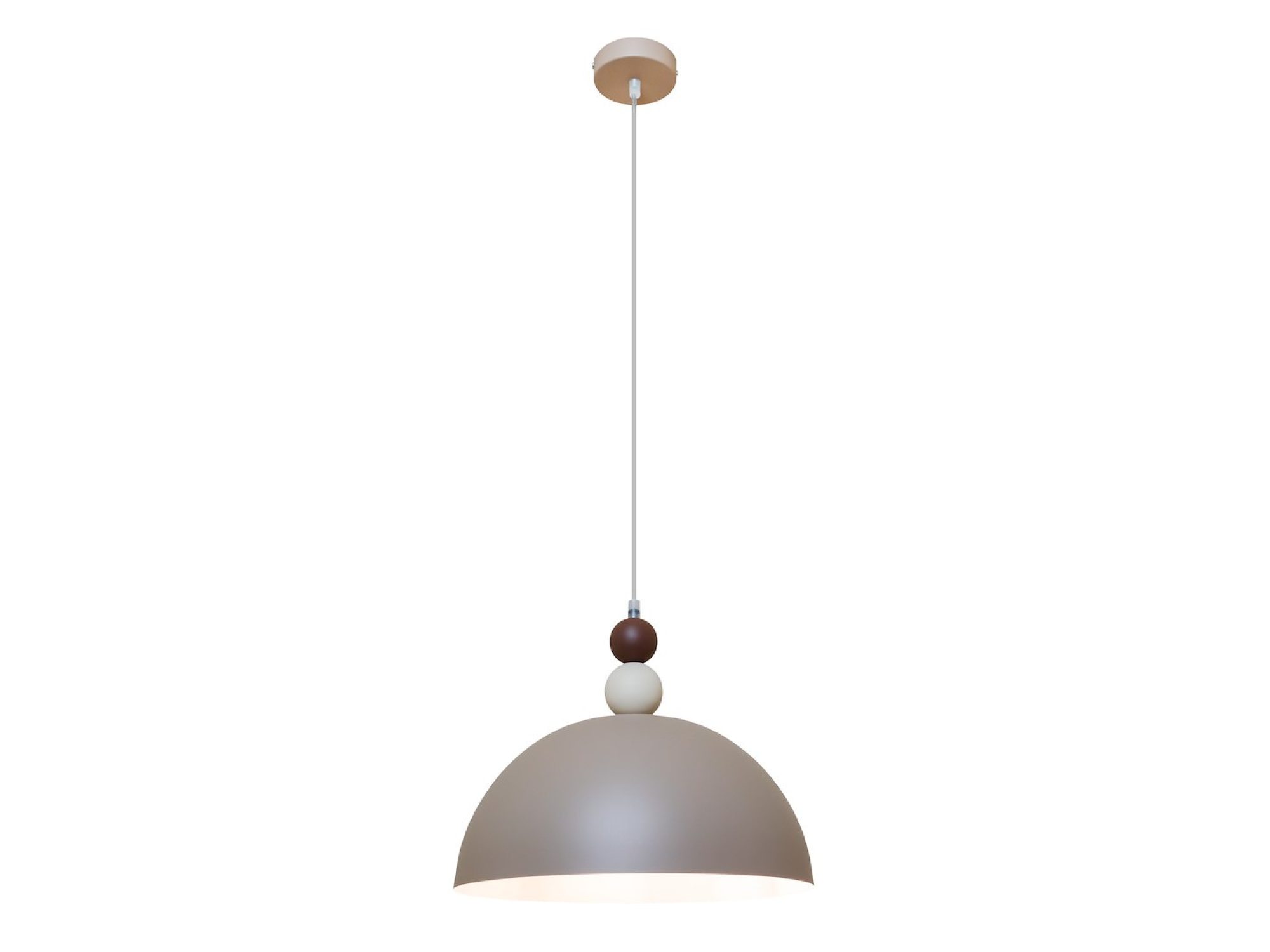 Lampa wisząca Lumevino z półkulistym kloszem drugi widok