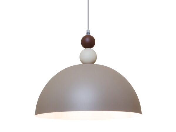 Lampa wisząca Lumevino E27 wielokolorowa na białym tle