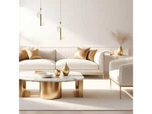 Miniaturka 2 - Dwie wąskie lampy wiszące Lumodio LED 10 W w jasnym salonie