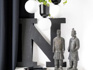 Miniaturka 2 - Lampa wisząca LUOTI 3L czarna w aranżacji wnętrza