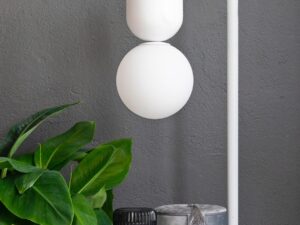 Miniaturka 4 - Lampa wisząca LUOTI biała w aranżacji wnętrza