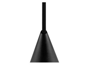 Miniaturka 4 - Lampa Magico 20 czarna w dodatkowym ujęciu pokazującym stożkowy klosz
