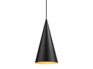 Miniaturka 2 - Lampa wisząca Magico 20 w wykończeniu czarno-złotym na białym tle