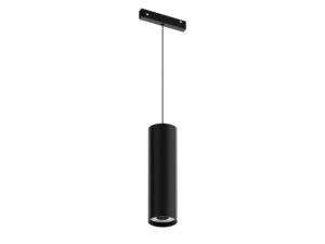 Miniaturka 1 - Lampa wisząca magnetyczna 7 W czarna widok całego zwisu