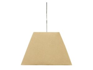 Miniaturka 1 - Kremowa lampa wisząca Malesano z tkaninowym abażurem