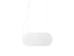Miniaturka 12 - Biała lampa wisząca MALUMI A z owalnym korpusem LED