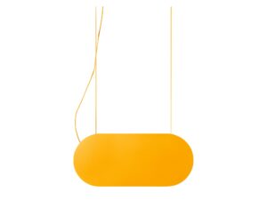 Miniaturka 5 - Melonowa lampa wisząca MALUMI A LED na białym tle