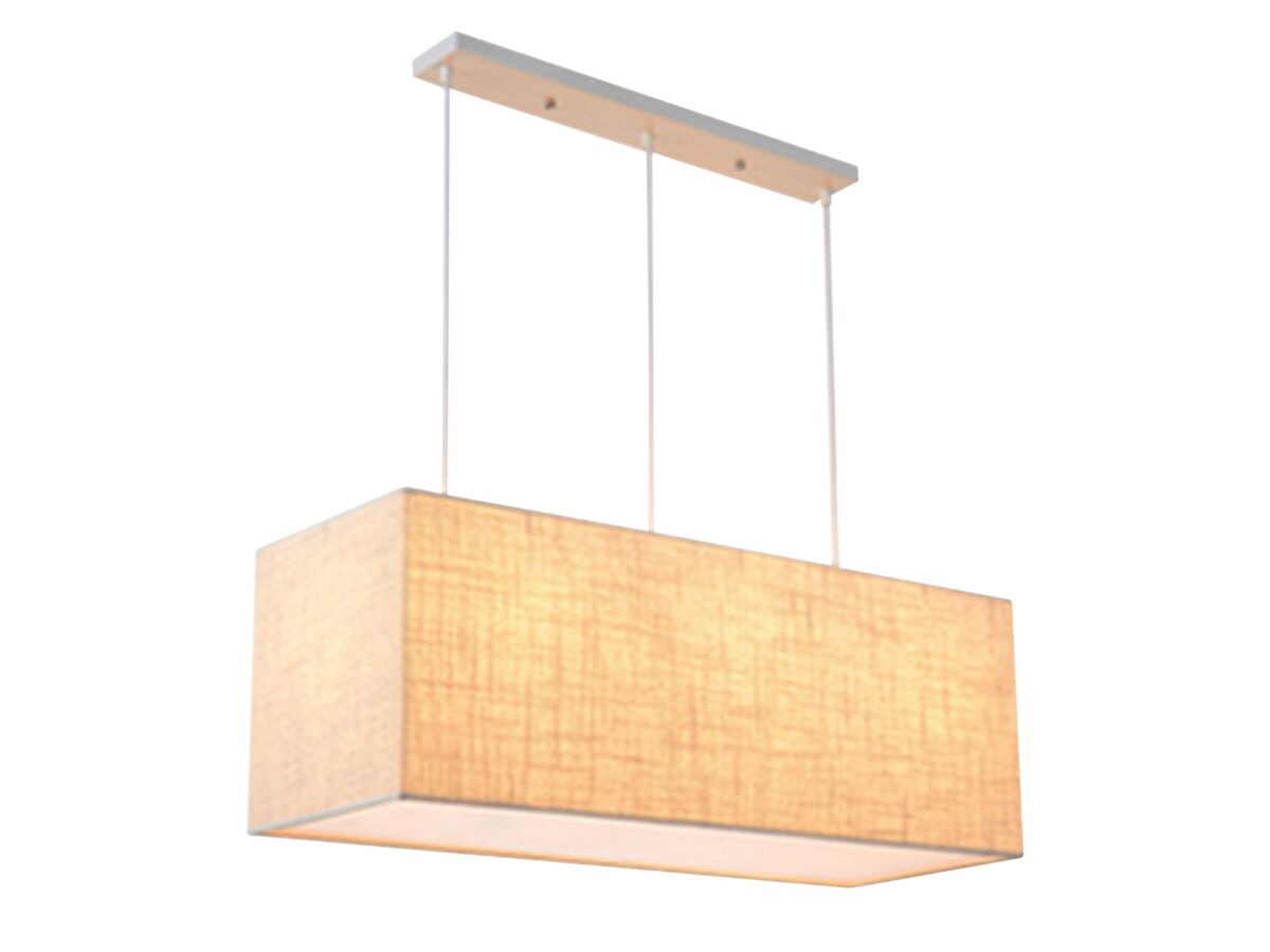 Lampa wisząca Maradio z prostokątnym abażurem 76 cm