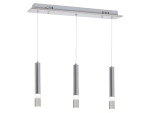 Miniaturka 9 - Lampa wisząca Maromira LED 15 W chromowana 3-punktowa – zdjęcie 3