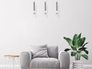 Miniaturka 1 - Lampa wisząca Maromira LED 15 W chromowana 3-punktowa – zdjęcie 2