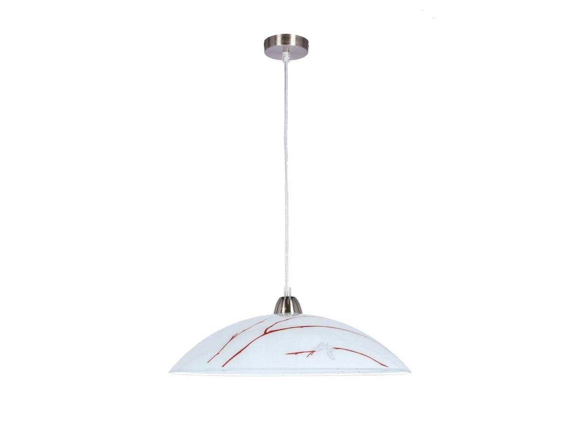 Lampa wisząca Maromo szklany biały klosz 40 cm E27