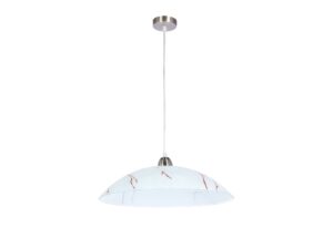 Miniaturka 1 - Lampa wisząca Maromo widok klosza od dołu i wzoru gałązek