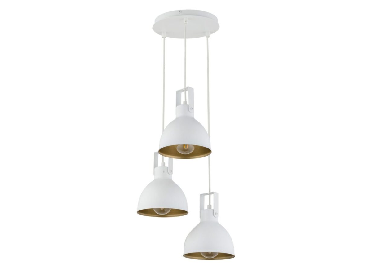 Lampa wisząca Mars 3-punktowa okrągła z ruchomymi kloszami
