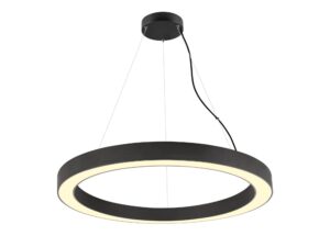 Miniaturka 7 - Medo Ring 90 PHASE LED czarna lampa wisząca – cały produkt