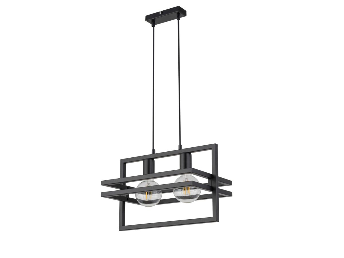 Lampa wisząca Merci 2 – 2-punktowa metalowa