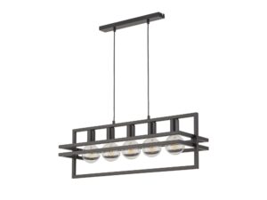 Miniaturka 5 - Lampa wisząca Merci 5 w kolorze czarnym – widok produktu