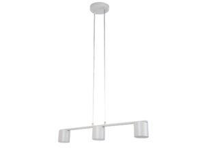 Miniaturka 2 - Lampa wisząca Mila 3 szary beż z trzema kloszami