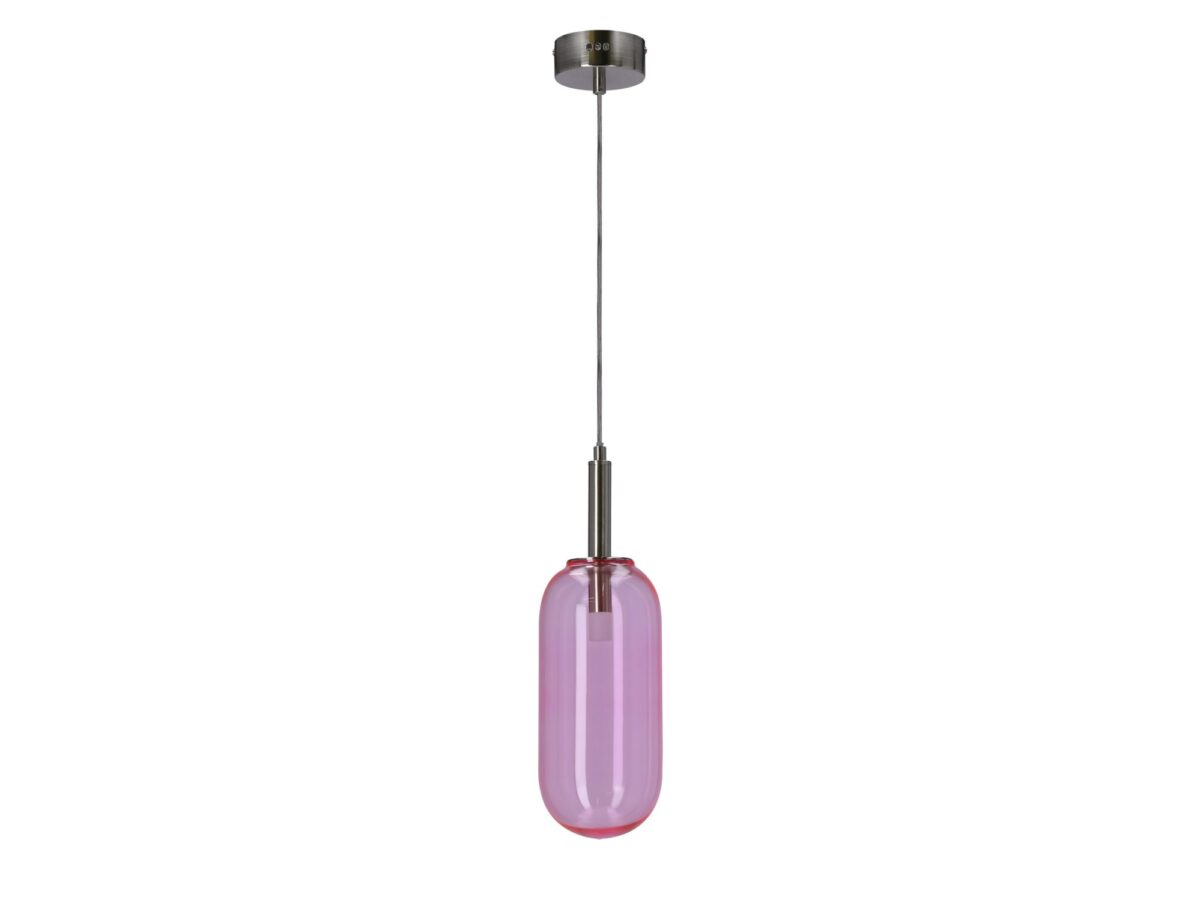 Lampa wisząca LED ze szklanym kloszem Mirovora 125 cm – 3 kolory