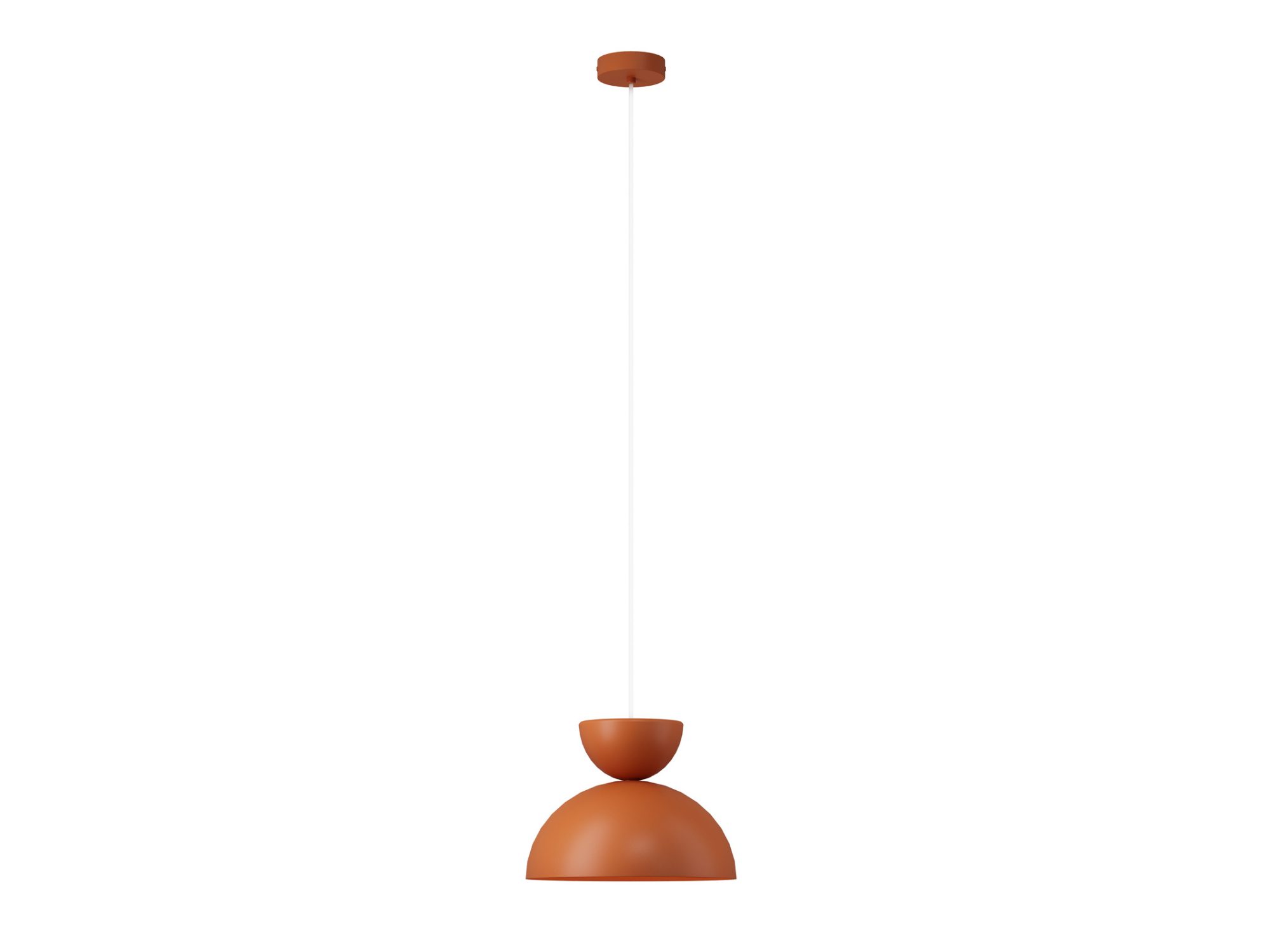 Lampa wisząca Mosaic A 1 w kolorze ceglanym
