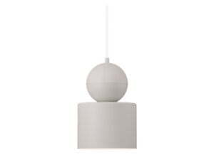Miniaturka 10 - Lampa wisząca Mosaic B 1 w kolorze szary beż, zbliżenie klosza