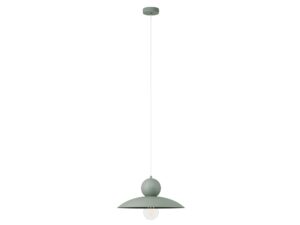 Miniaturka 5 - Lampa wisząca Mosaic E 1 szałwiowa w całości z okrągłą rozetą sufitową