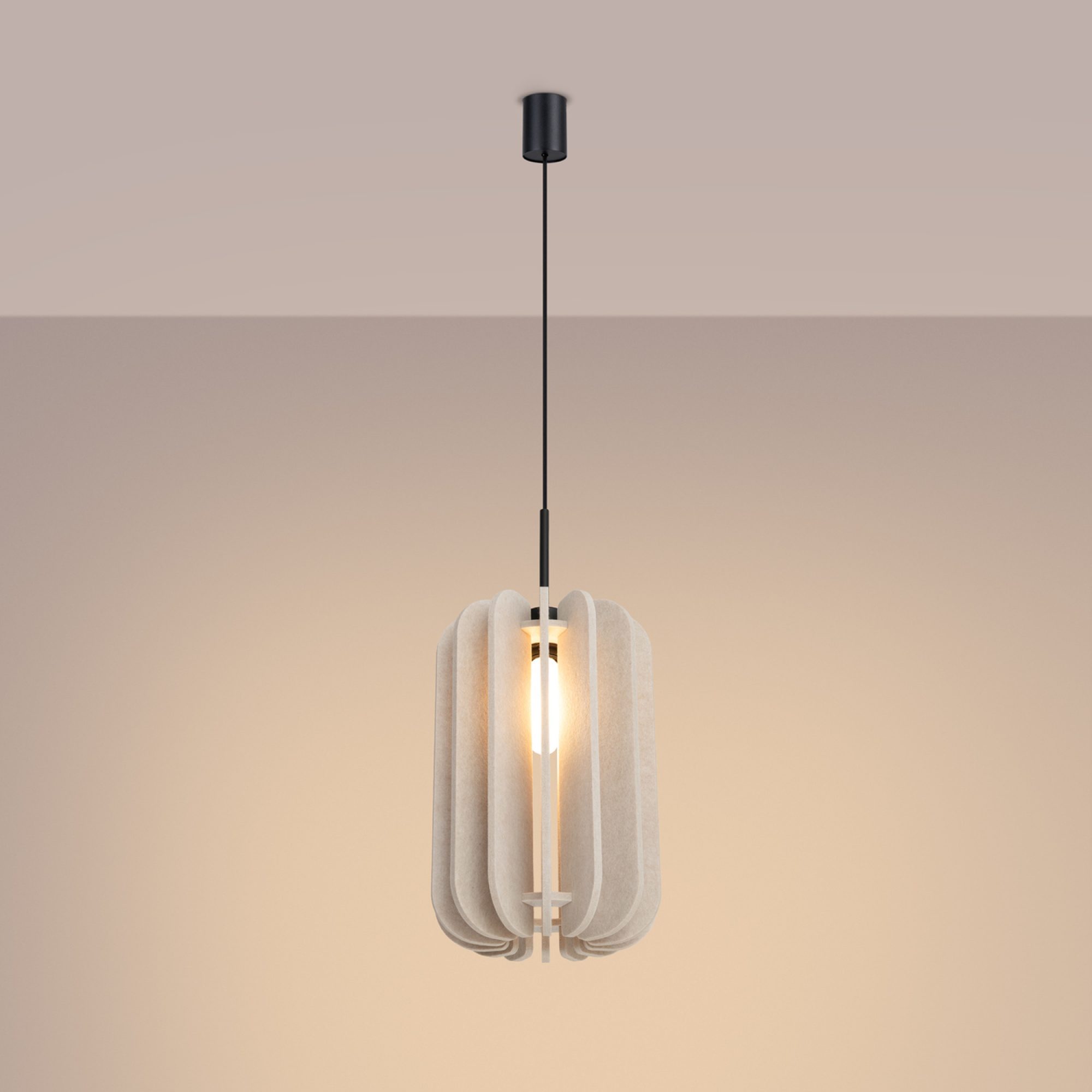 Lampa wisząca Mulvessa 27 cm w aranżacji wnętrza 2