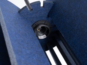 Miniaturka 14 - Lampa wisząca Mulvessa 27 cm granatowy-czarny – detal oprawki