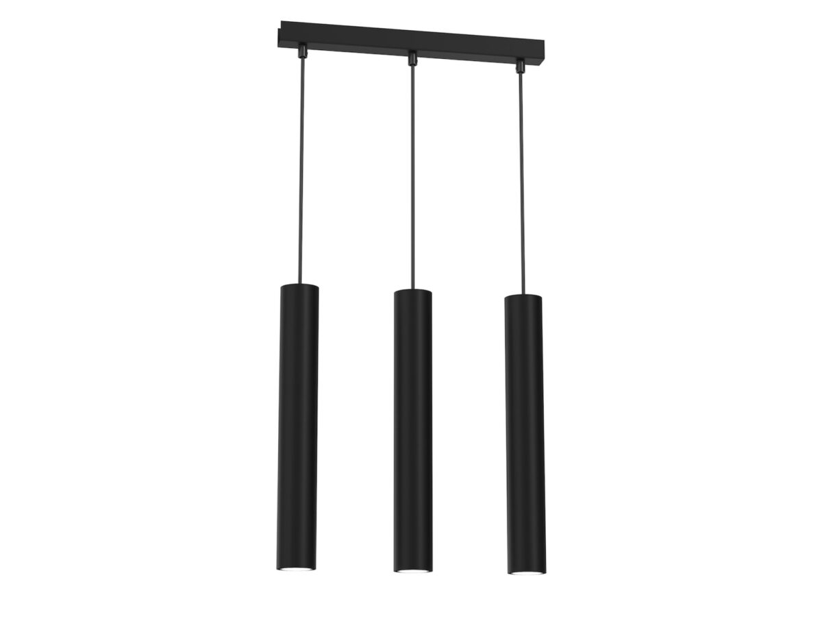 Lampa wisząca Nalomo 3 × GU10 na listwie 60 cm