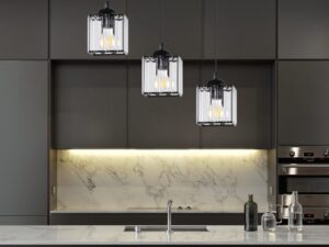 Miniaturka 1 - Lampa Naradio z podłużną listwą nad wyspą kuchenną