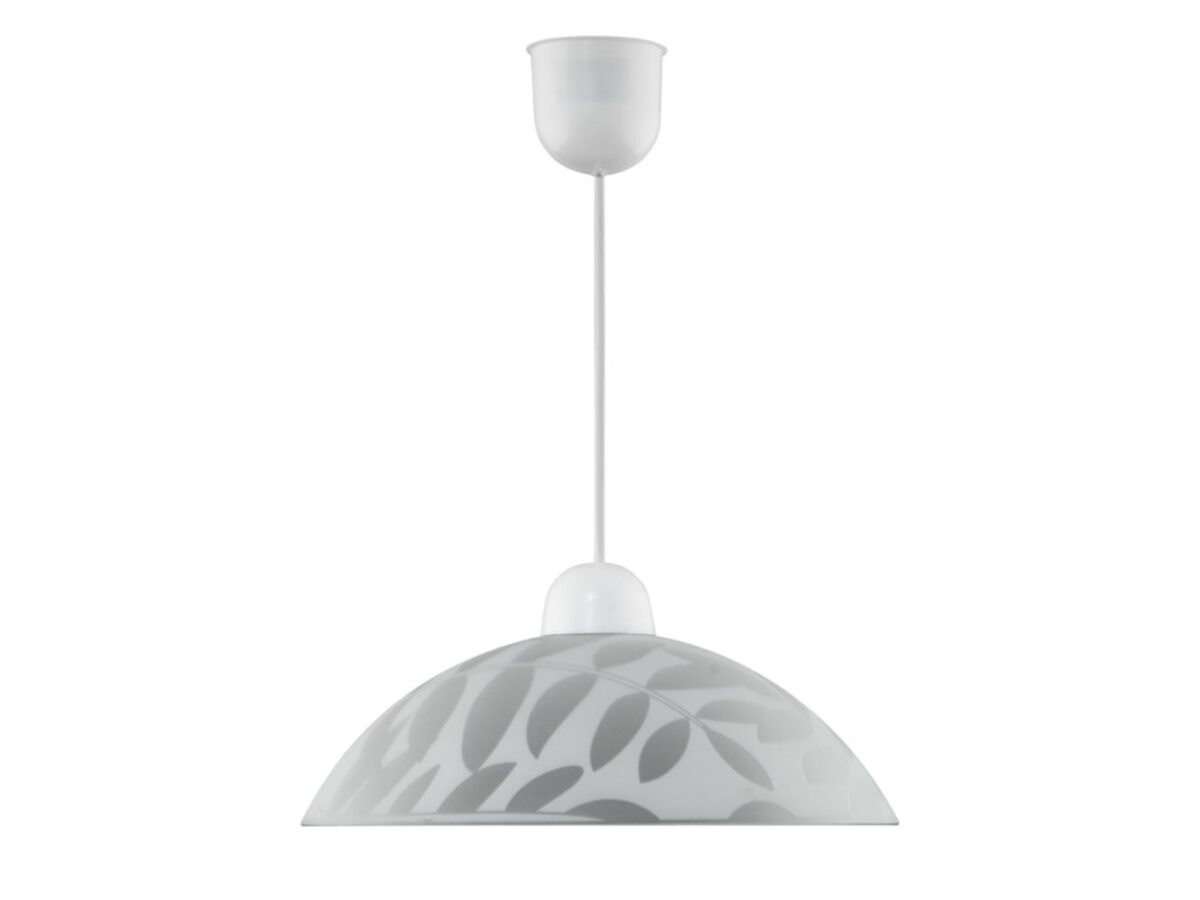 Lampa wisząca E27 Naresela 30 cm biała