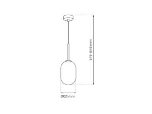 Miniaturka 4 - Lampa wisząca Neramio pojedyncza G9 12 cm – zdjęcie 5