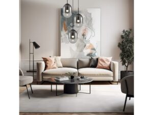 Miniaturka 3 - Lampa wisząca Neramio 3-punktowa E14 w układzie okrągłym – zdjęcie 4