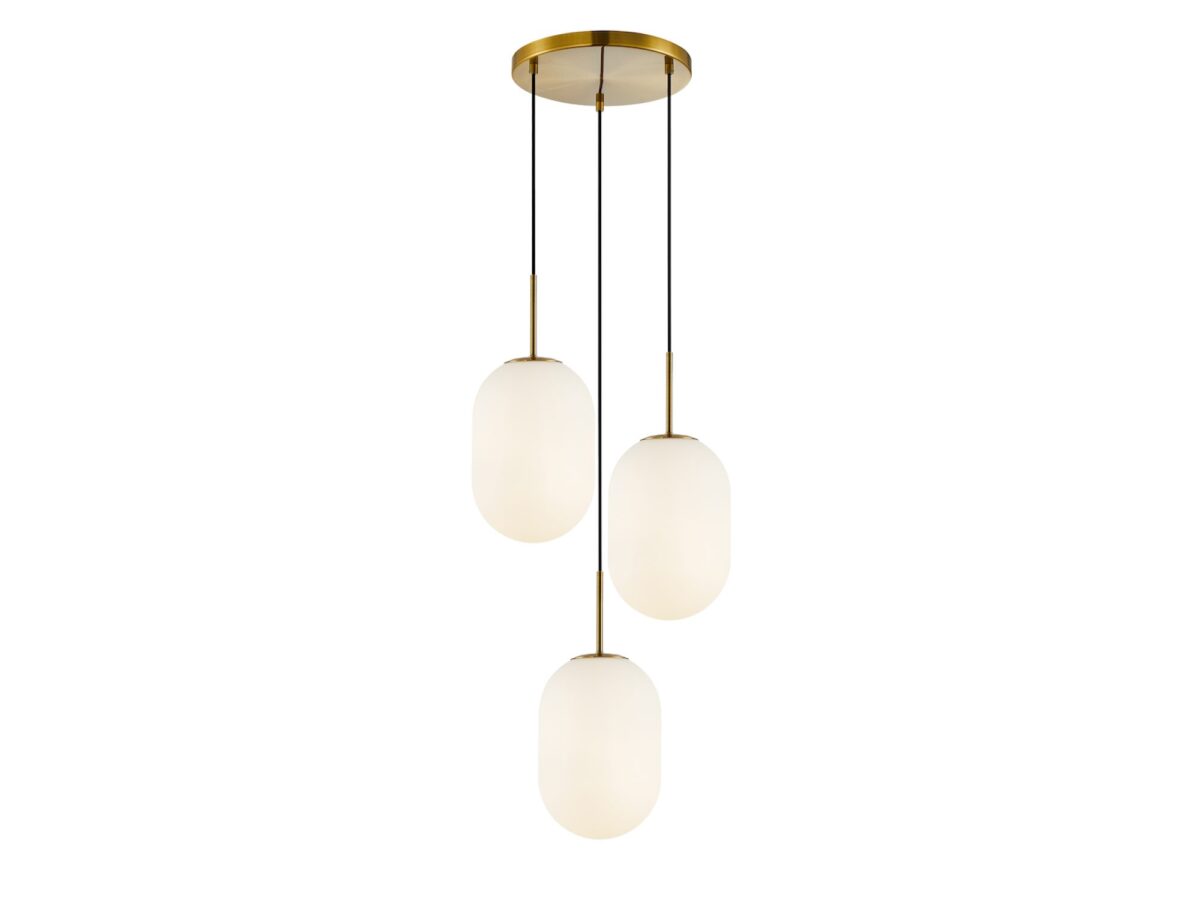 Lampa wisząca Neramio 3-punktowa E14 w układzie okrągłym