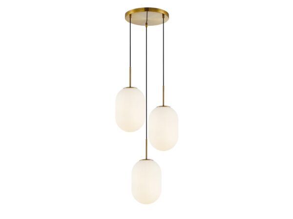 Lampa wisząca Neramio 3-punktowa E14 w układzie okrągłym