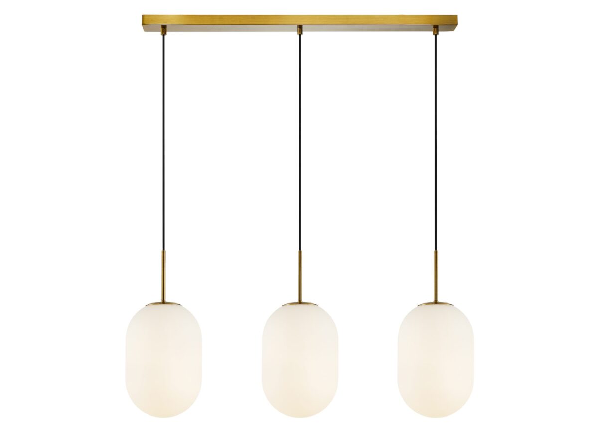 Lampa wisząca Neramio liniowa 3-punktowa E14 83 cm
