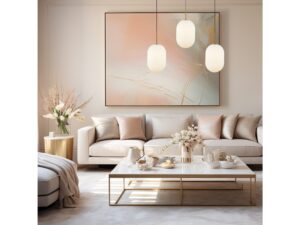 Miniaturka 2 - Lampa wisząca Neramio liniowa 3-punktowa E14 83 cm – zdjęcie 3