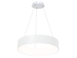 Miniaturka 4 - Rysunek wymiarowy białej lampy wiszącej Nevasia LED