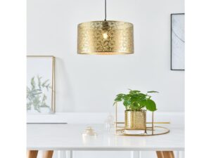 Miniaturka 2 - Lampa wisząca Norama 40 cm E27 złoto-czarna – zdjęcie 3