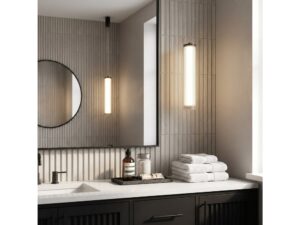 Miniaturka 3 - Lampa wisząca Noreva LED 10 W w wersji czarnej – aranżacja 2