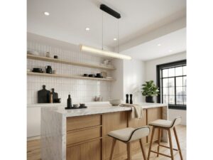 Miniaturka 4 - Lampa wisząca Noreva LED 16 W w wersji czarnej – aranżacja 3