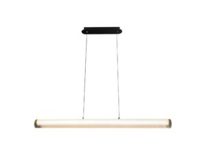 Miniaturka 9 - Lampa wisząca Noreva LED 16 W w wersji czarnej – widok boczny