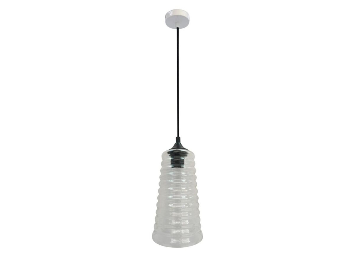 Lampa wisząca Norinia szklana przezroczysta E27