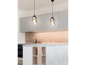 Miniaturka 3 - Lampa wisząca Norodira dymiona w aranżacji kuchni
