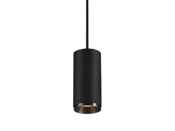 Lampa wisząca Numinos M PD LED czarna na białym tle