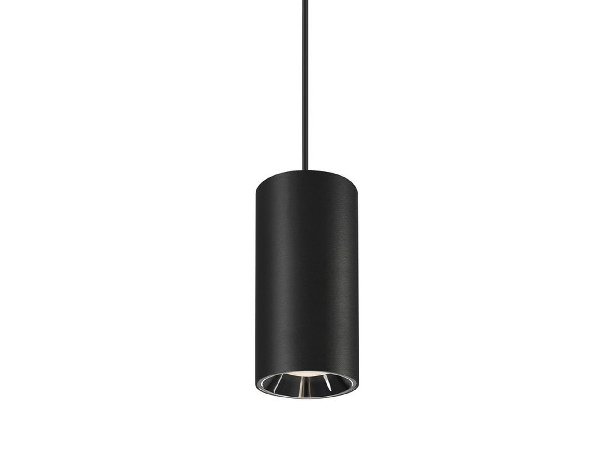Lampa wisząca Numinos S 48 V DALI – Czarny / chrom / 20°, 4000 K