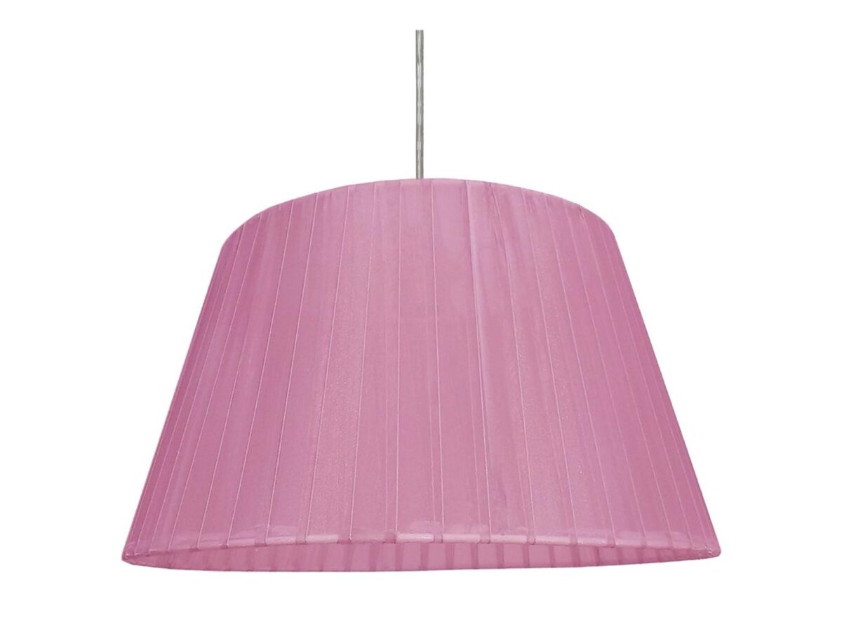 Lampa wisząca Omasira z abażurem z organzy 37 cm