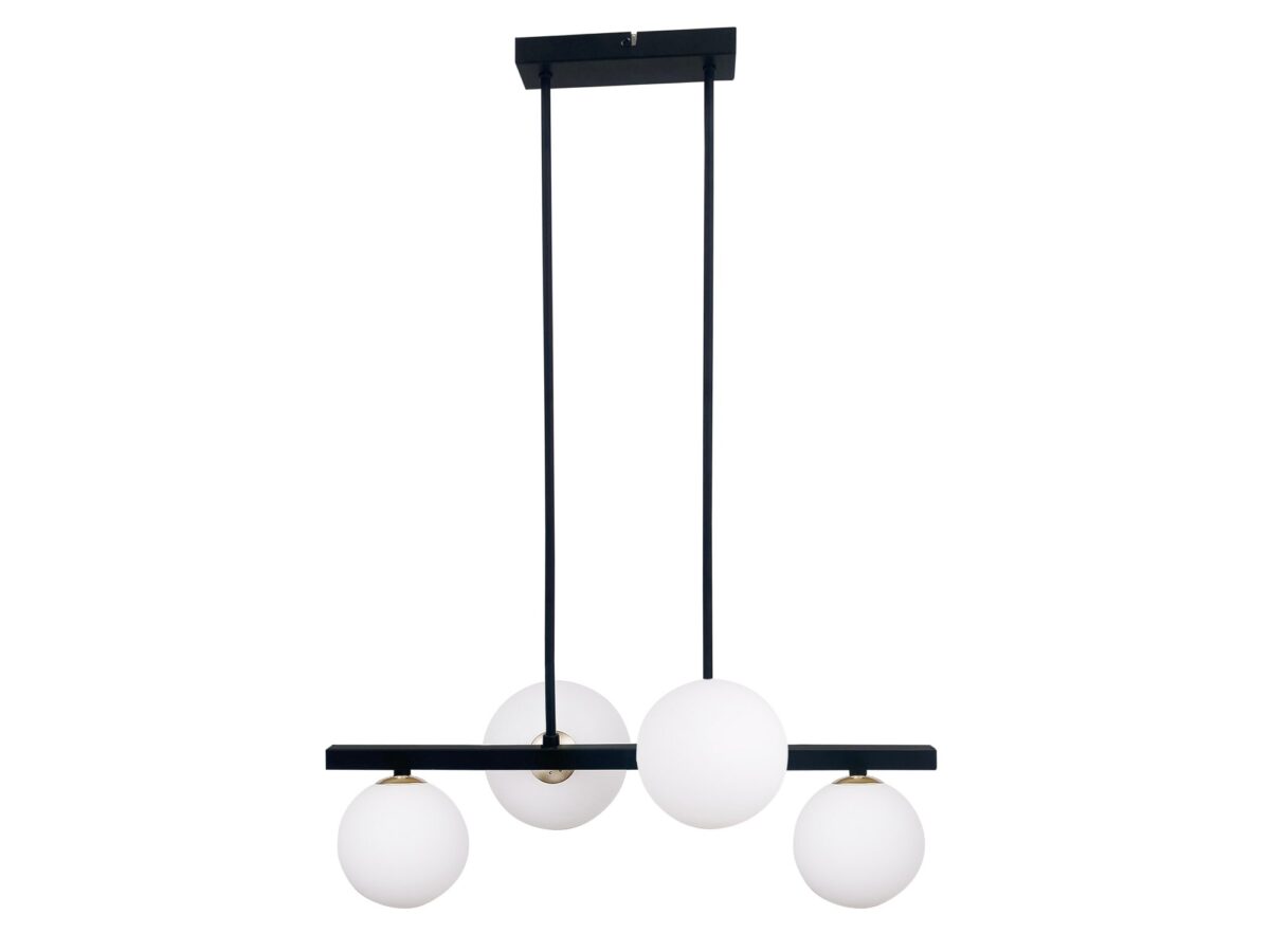 Lampa wisząca Omidano 4-punktowa ze szklanymi kloszami